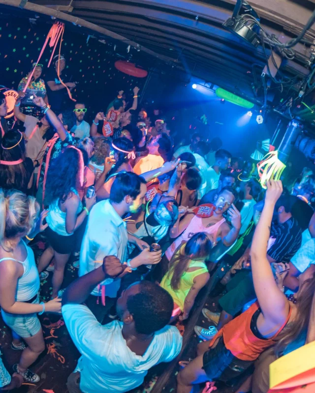 Nonsense GLOW Dance Party. July 2018. We glowed. We got ridiculous. Kimber was the DJ. Photos by Fabeaux/Oh Snap.