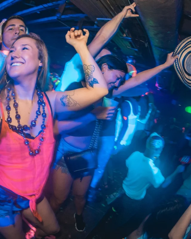 Nonsense GLOW Dance Party. July 2018. We glowed. We got ridiculous. Kimber was the DJ. Photos by Fabeaux/Oh Snap.