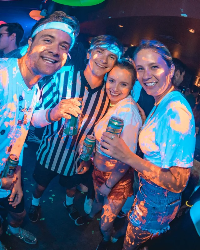 Nonsense GLOW Dance Party. July 2018. We glowed. We got ridiculous. Kimber was the DJ. Photos by Fabeaux/Oh Snap.