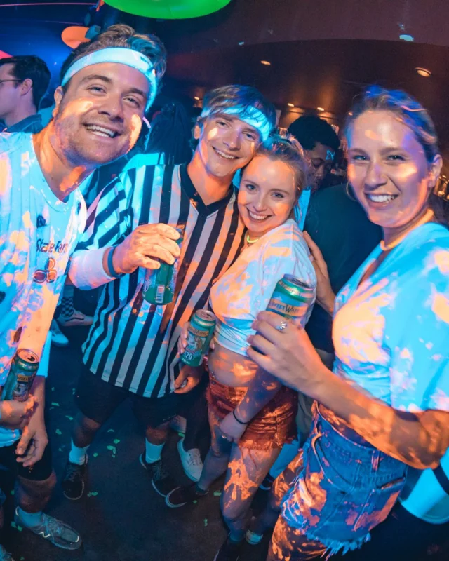 Nonsense GLOW Dance Party. July 2018. We glowed. We got ridiculous. Kimber was the DJ. Photos by Fabeaux/Oh Snap.