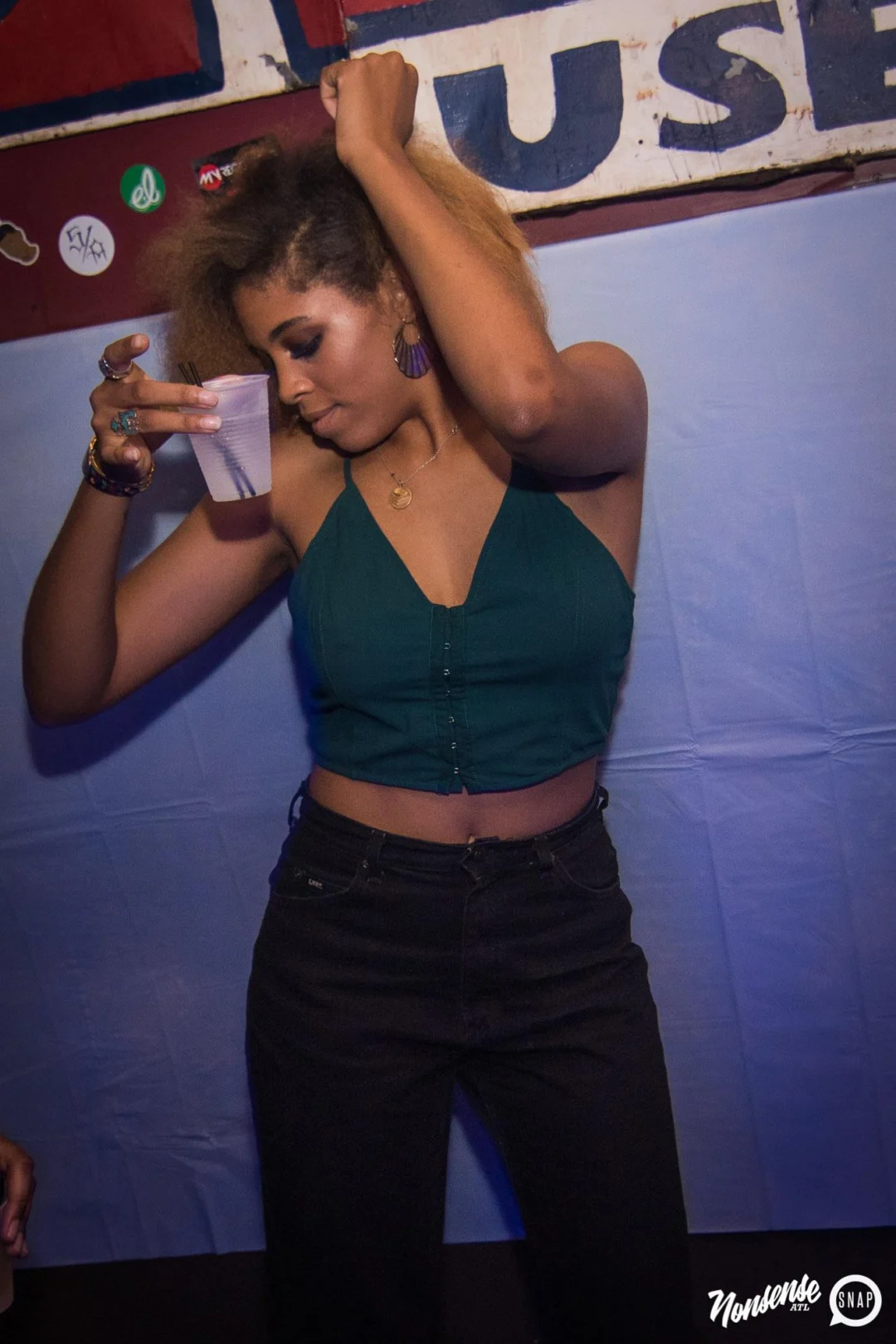 Nonsense Winter Wonderland - Aug 2018! The Basement, East Atlanta. It snowed inside. There were Arctic blasts. There was a Yeti. Kimber was the DJ. Nonsense Dance Party is the 3rd Friday of every month! Photography by Oh Snap!