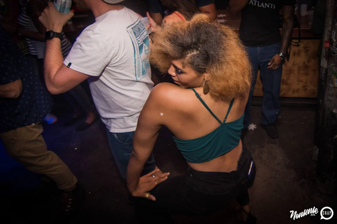 Nonsense Winter Wonderland - Aug 2018! The Basement, East Atlanta. It snowed inside. There were Arctic blasts. There was a Yeti. Kimber was the DJ. Nonsense Dance Party is the 3rd Friday of every month! Photography by Oh Snap!