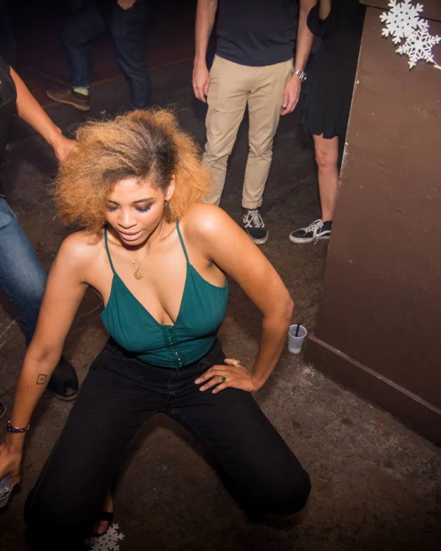 Nonsense Winter Wonderland - Aug 2018! The Basement, East Atlanta. It snowed inside. There were Arctic blasts. There was a Yeti. Kimber was the DJ. Nonsense Dance Party is the 3rd Friday of every month! Photography by Oh Snap!