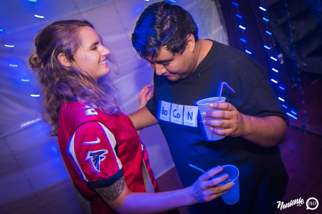 Nonsense Winter Wonderland - Aug 2018! The Basement, East Atlanta. It snowed inside. There were Arctic blasts. There was a Yeti. Kimber was the DJ. Nonsense Dance Party is the 3rd Friday of every month! Photography by Oh Snap!