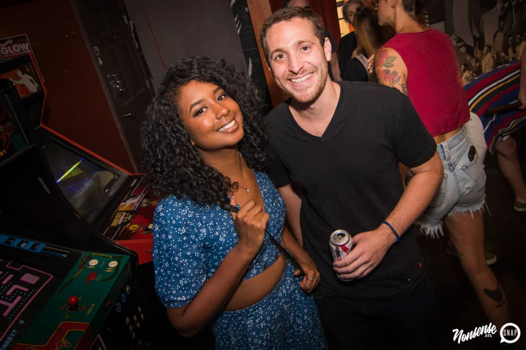 Nonsense Winter Wonderland - Aug 2018! The Basement, East Atlanta. It snowed inside. There were Arctic blasts. There was a Yeti. Kimber was the DJ. Nonsense Dance Party is the 3rd Friday of every month! Photography by Oh Snap!