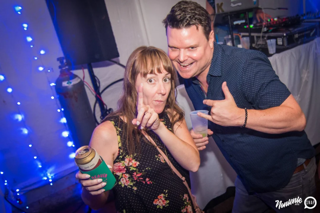 Nonsense Winter Wonderland - Aug 2018! The Basement, East Atlanta. It snowed inside. There were Arctic blasts. There was a Yeti. Kimber was the DJ. Nonsense Dance Party is the 3rd Friday of every month! Photography by Oh Snap!