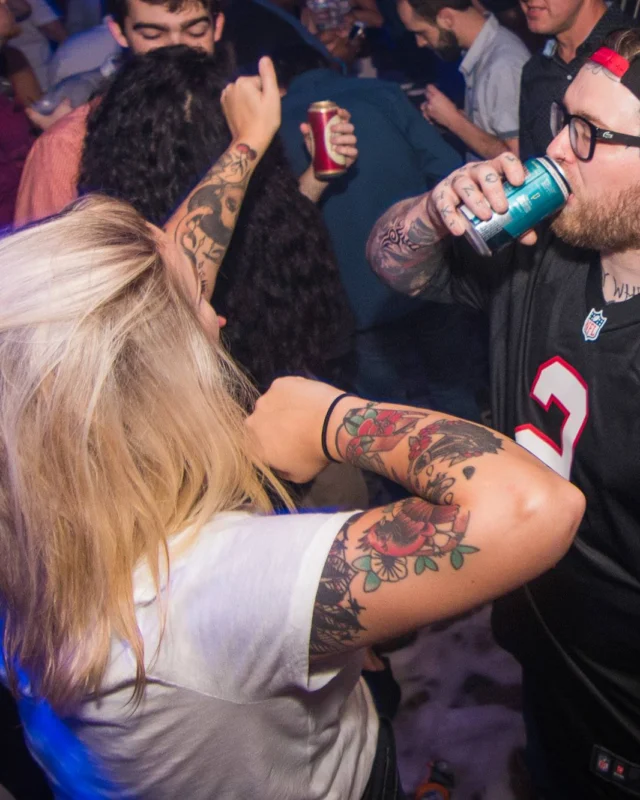 Nonsense Winter Wonderland - Aug 2018! The Basement, East Atlanta. It snowed inside. There were Arctic blasts. There was a Yeti. Kimber was the DJ. Nonsense Dance Party is the 3rd Friday of every month! Photography by Oh Snap!
