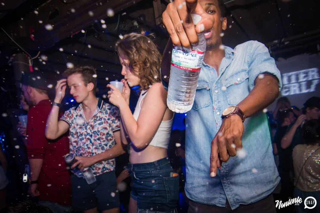 Nonsense Winter Wonderland - Aug 2018! The Basement, East Atlanta. It snowed inside. There were Arctic blasts. There was a Yeti. Kimber was the DJ. Nonsense Dance Party is the 3rd Friday of every month! Photography by Oh Snap!
