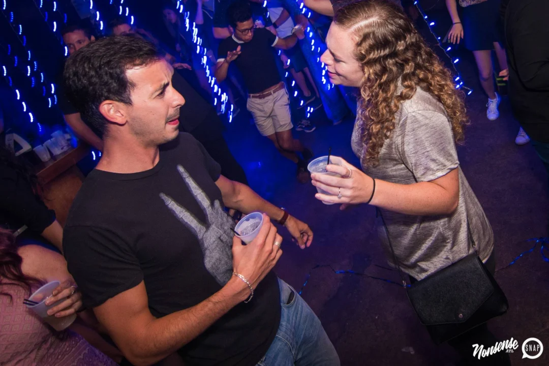 Nonsense Winter Wonderland - Aug 2018! The Basement, East Atlanta. It snowed inside. There were Arctic blasts. There was a Yeti. Kimber was the DJ. Nonsense Dance Party is the 3rd Friday of every month! Photography by Oh Snap!