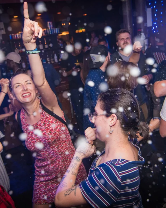 Nonsense Winter Wonderland - Aug 2018! The Basement, East Atlanta. It snowed inside. There were Arctic blasts. There was a Yeti. Kimber was the DJ. Nonsense Dance Party is the 3rd Friday of every month! Photography by Oh Snap!