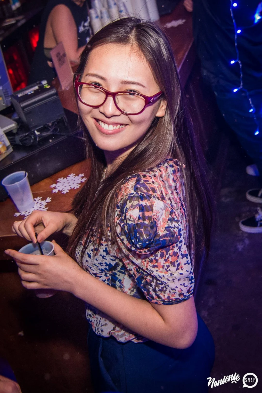Nonsense Winter Wonderland - Aug 2018! The Basement, East Atlanta. It snowed inside. There were Arctic blasts. There was a Yeti. Kimber was the DJ. Nonsense Dance Party is the 3rd Friday of every month! Photography by Oh Snap!