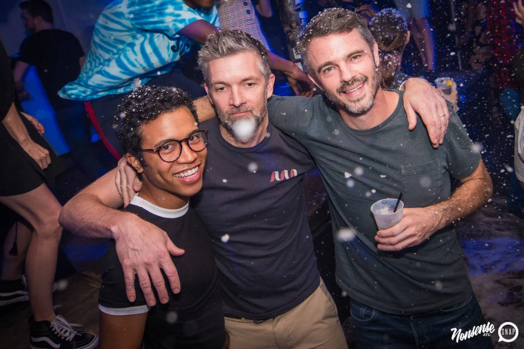 Nonsense Winter Wonderland - Aug 2018! The Basement, East Atlanta. It snowed inside. There were Arctic blasts. There was a Yeti. Kimber was the DJ. Nonsense Dance Party is the 3rd Friday of every month! Photography by Oh Snap!