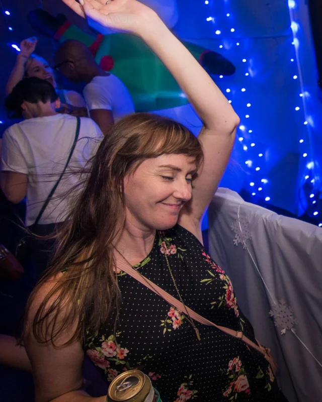 Nonsense Winter Wonderland - Aug 2018! The Basement, East Atlanta. It snowed inside. There were Arctic blasts. There was a Yeti. Kimber was the DJ. Nonsense Dance Party is the 3rd Friday of every month! Photography by Oh Snap!