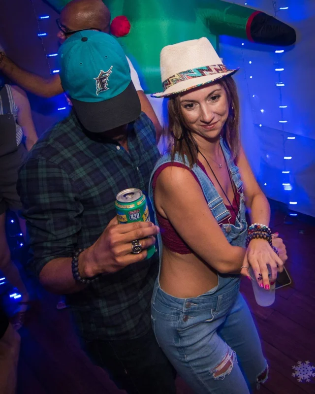 Nonsense Winter Wonderland - Aug 2018! The Basement, East Atlanta. It snowed inside. There were Arctic blasts. There was a Yeti. Kimber was the DJ. Nonsense Dance Party is the 3rd Friday of every month! Photography by Oh Snap!