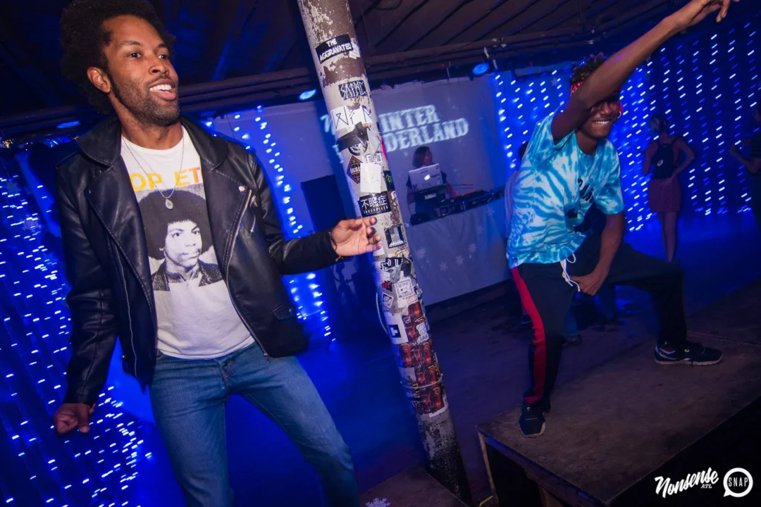 Nonsense Winter Wonderland - Aug 2018! The Basement, East Atlanta. It snowed inside. There were Arctic blasts. There was a Yeti. Kimber was the DJ. Nonsense Dance Party is the 3rd Friday of every month! Photography by Oh Snap!