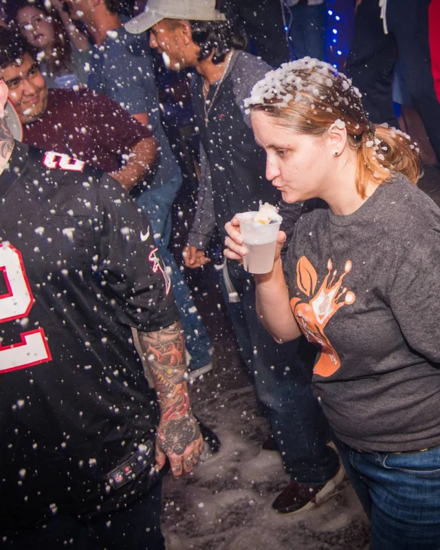 Nonsense Winter Wonderland - Aug 2018! The Basement, East Atlanta. It snowed inside. There were Arctic blasts. There was a Yeti. Kimber was the DJ. Nonsense Dance Party is the 3rd Friday of every month! Photography by Oh Snap!