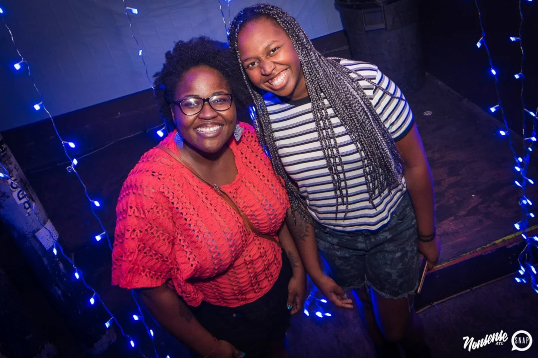 Nonsense Winter Wonderland - Aug 2018! The Basement, East Atlanta. It snowed inside. There were Arctic blasts. There was a Yeti. Kimber was the DJ. Nonsense Dance Party is the 3rd Friday of every month! Photography by Oh Snap!