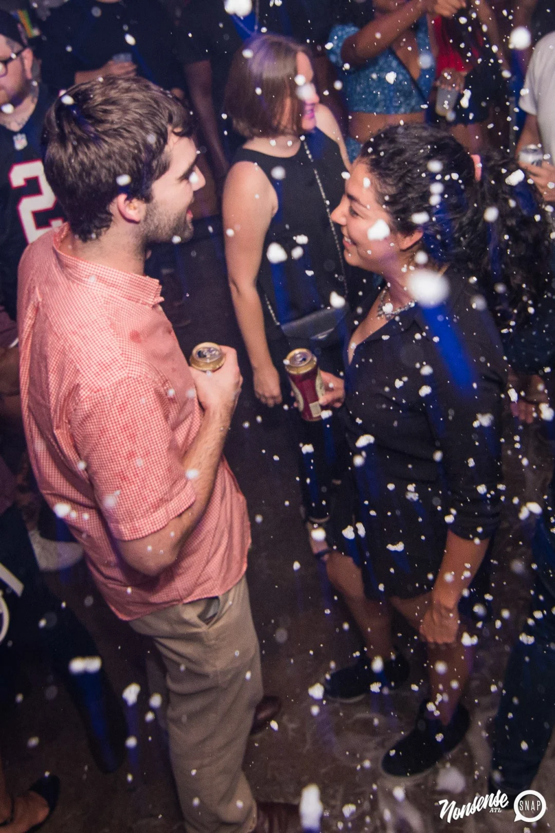 Nonsense Winter Wonderland - Aug 2018! The Basement, East Atlanta. It snowed inside. There were Arctic blasts. There was a Yeti. Kimber was the DJ. Nonsense Dance Party is the 3rd Friday of every month! Photography by Oh Snap!