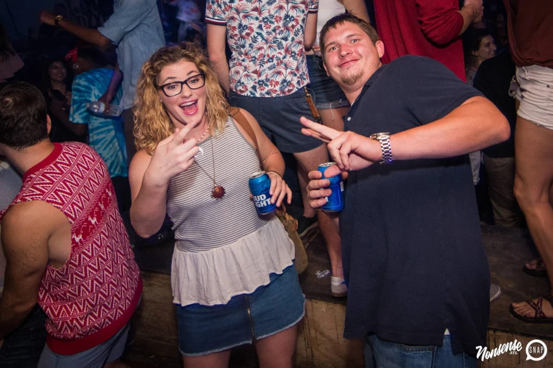 Nonsense Winter Wonderland - Aug 2018! The Basement, East Atlanta. It snowed inside. There were Arctic blasts. There was a Yeti. Kimber was the DJ. Nonsense Dance Party is the 3rd Friday of every month! Photography by Oh Snap!