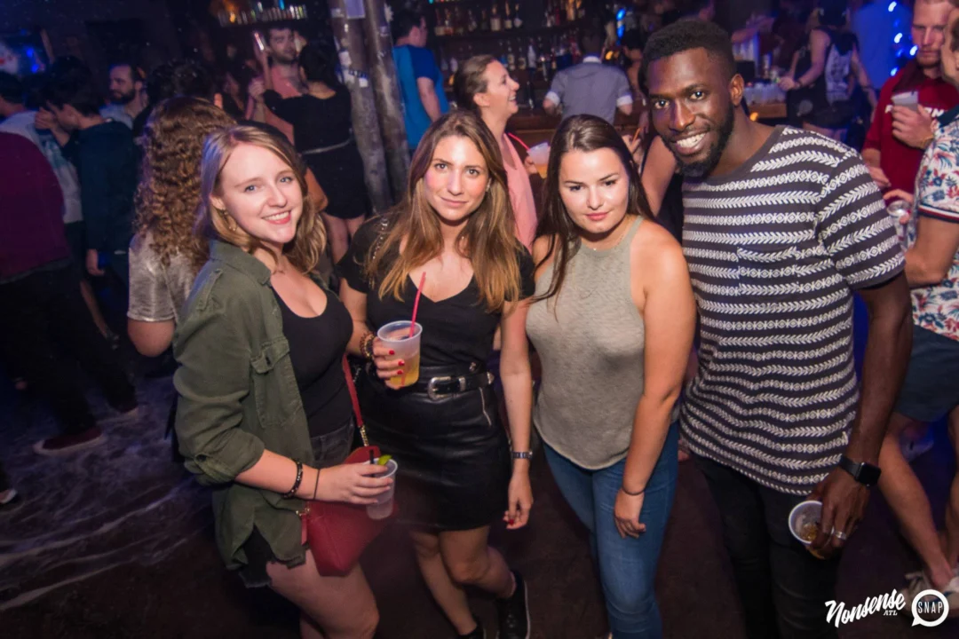 Nonsense Winter Wonderland - Aug 2018! The Basement, East Atlanta. It snowed inside. There were Arctic blasts. There was a Yeti. Kimber was the DJ. Nonsense Dance Party is the 3rd Friday of every month! Photography by Oh Snap!