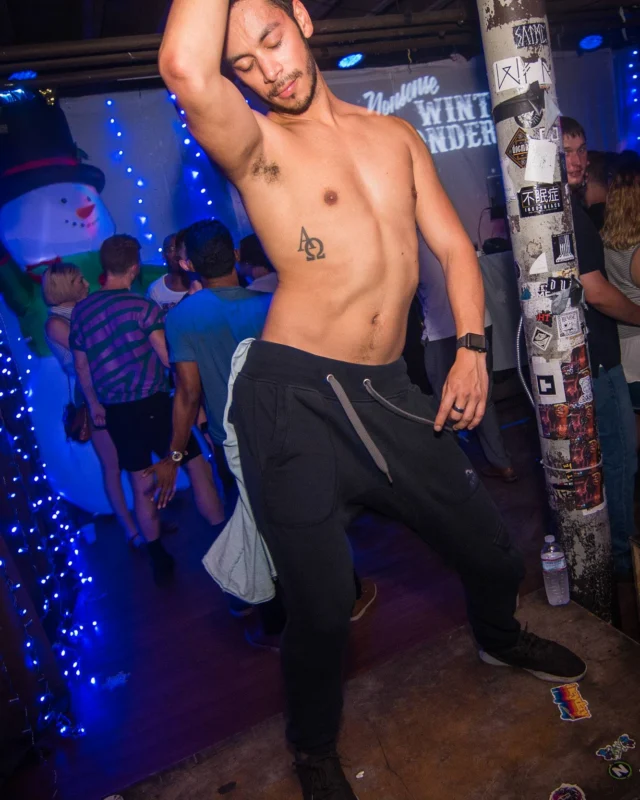 Nonsense Winter Wonderland - Aug 2018! The Basement, East Atlanta. It snowed inside. There were Arctic blasts. There was a Yeti. Kimber was the DJ. Nonsense Dance Party is the 3rd Friday of every month! Photography by Oh Snap!