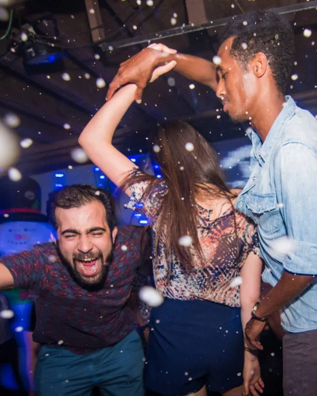 Nonsense Winter Wonderland - Aug 2018! The Basement, East Atlanta. It snowed inside. There were Arctic blasts. There was a Yeti. Kimber was the DJ. Nonsense Dance Party is the 3rd Friday of every month! Photography by Oh Snap!