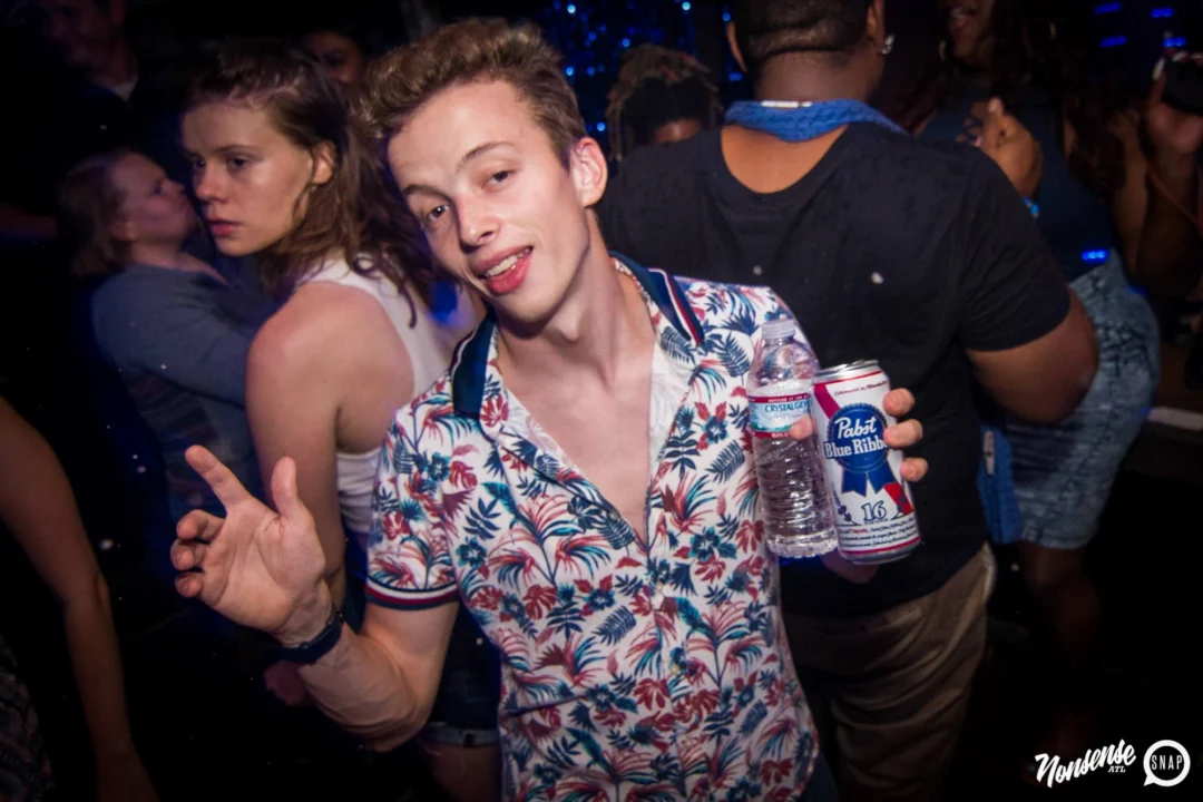 Nonsense Winter Wonderland - Aug 2018! The Basement, East Atlanta. It snowed inside. There were Arctic blasts. There was a Yeti. Kimber was the DJ. Nonsense Dance Party is the 3rd Friday of every month! Photography by Oh Snap!