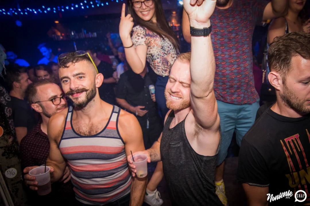 Nonsense Winter Wonderland - Aug 2018! The Basement, East Atlanta. It snowed inside. There were Arctic blasts. There was a Yeti. Kimber was the DJ. Nonsense Dance Party is the 3rd Friday of every month! Photography by Oh Snap!