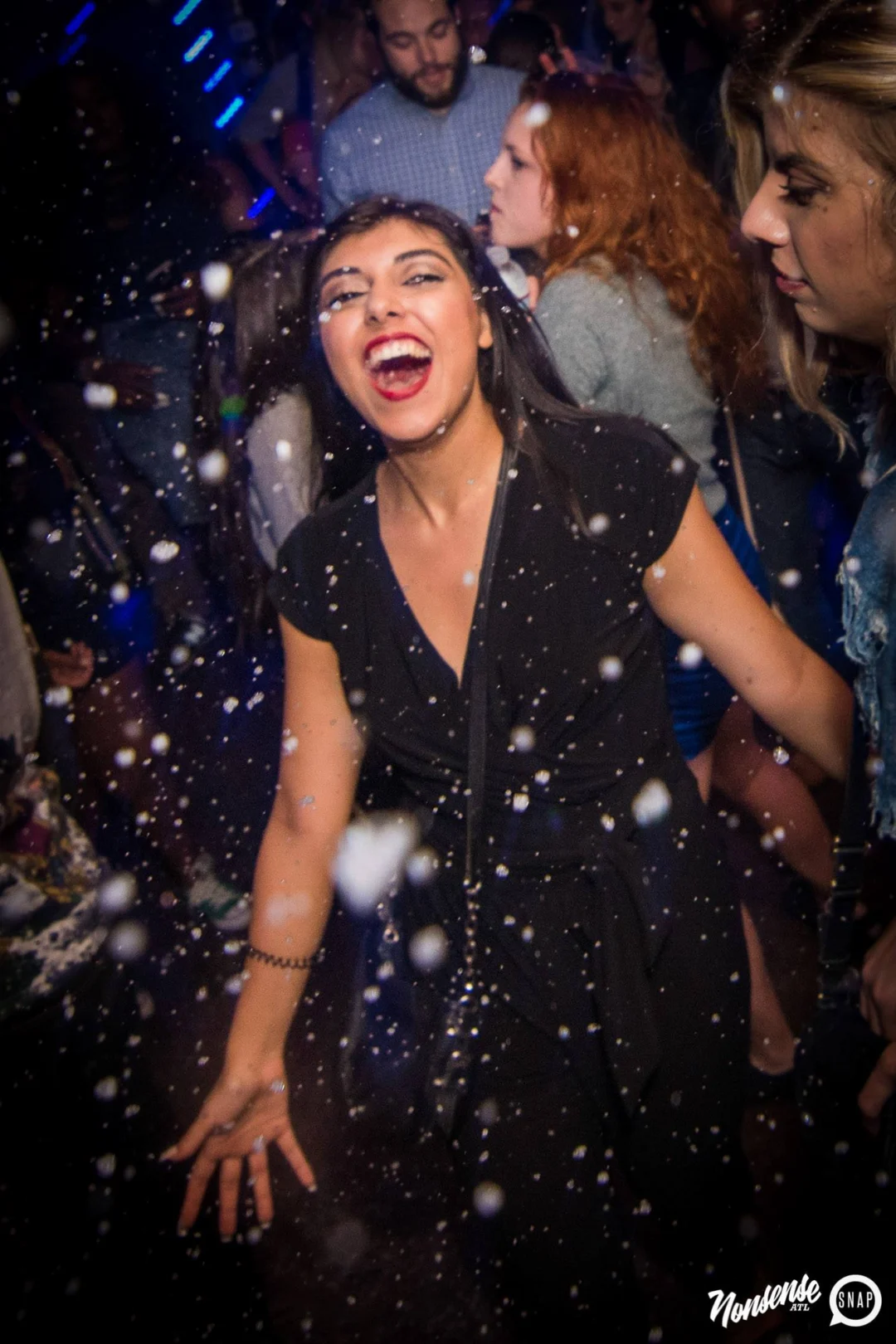 Nonsense Winter Wonderland - Aug 2018! The Basement, East Atlanta. It snowed inside. There were Arctic blasts. There was a Yeti. Kimber was the DJ. Nonsense Dance Party is the 3rd Friday of every month! Photography by Oh Snap!