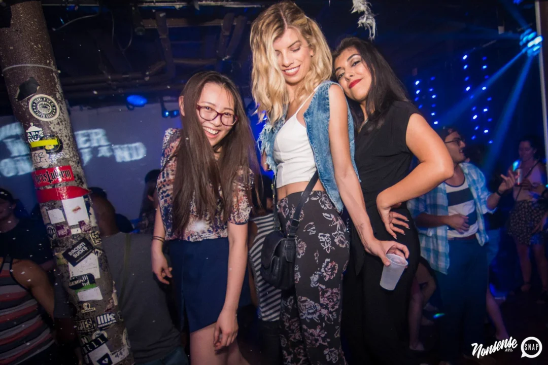 Nonsense Winter Wonderland - Aug 2018! The Basement, East Atlanta. It snowed inside. There were Arctic blasts. There was a Yeti. Kimber was the DJ. Nonsense Dance Party is the 3rd Friday of every month! Photography by Oh Snap!