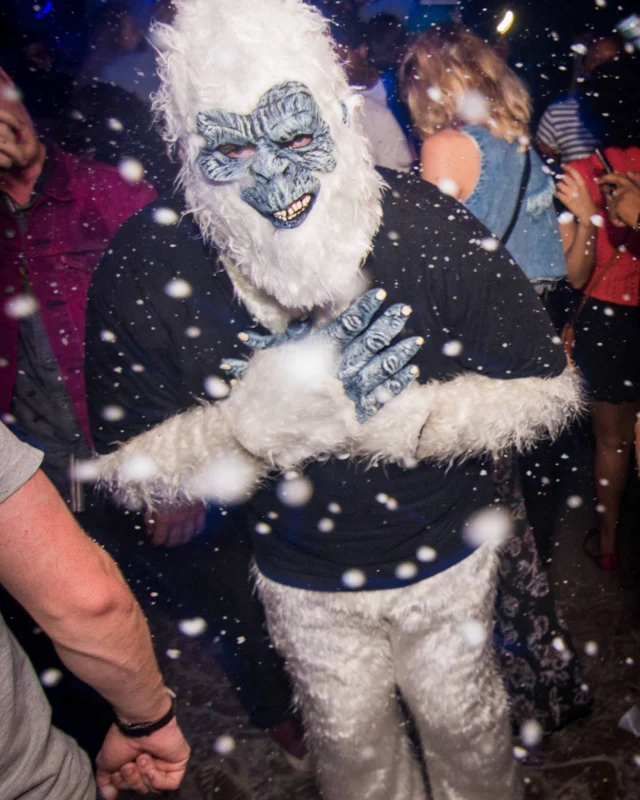 Nonsense Winter Wonderland - Aug 2018! The Basement, East Atlanta. It snowed inside. There were Arctic blasts. There was a Yeti. Kimber was the DJ. Nonsense Dance Party is the 3rd Friday of every month! Photography by Oh Snap!