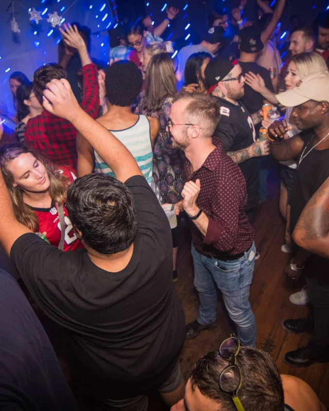 Nonsense Winter Wonderland - Aug 2018! The Basement, East Atlanta. It snowed inside. There were Arctic blasts. There was a Yeti. Kimber was the DJ. Nonsense Dance Party is the 3rd Friday of every month! Photography by Oh Snap!
