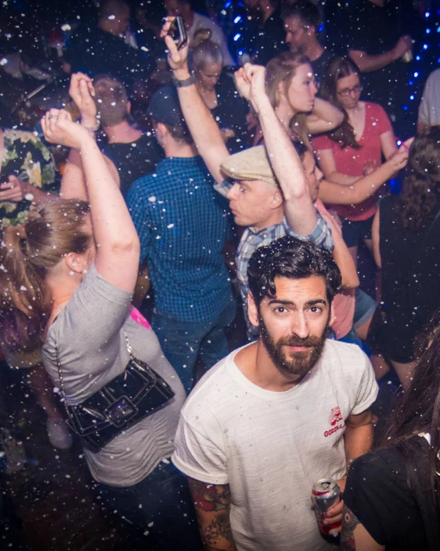 Nonsense Winter Wonderland - Aug 2018! The Basement, East Atlanta. It snowed inside. There were Arctic blasts. There was a Yeti. Kimber was the DJ. Nonsense Dance Party is the 3rd Friday of every month! Photography by Oh Snap!