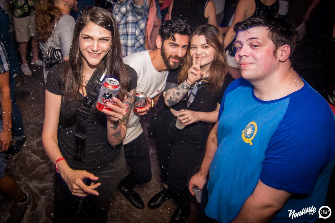 Nonsense Winter Wonderland - Aug 2018! The Basement, East Atlanta. It snowed inside. There were Arctic blasts. There was a Yeti. Kimber was the DJ. Nonsense Dance Party is the 3rd Friday of every month! Photography by Oh Snap!