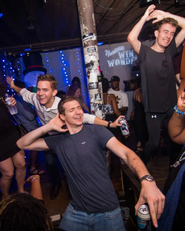 Nonsense Winter Wonderland - Aug 2018! The Basement, East Atlanta. It snowed inside. There were Arctic blasts. There was a Yeti. Kimber was the DJ. Nonsense Dance Party is the 3rd Friday of every month! Photography by Oh Snap!