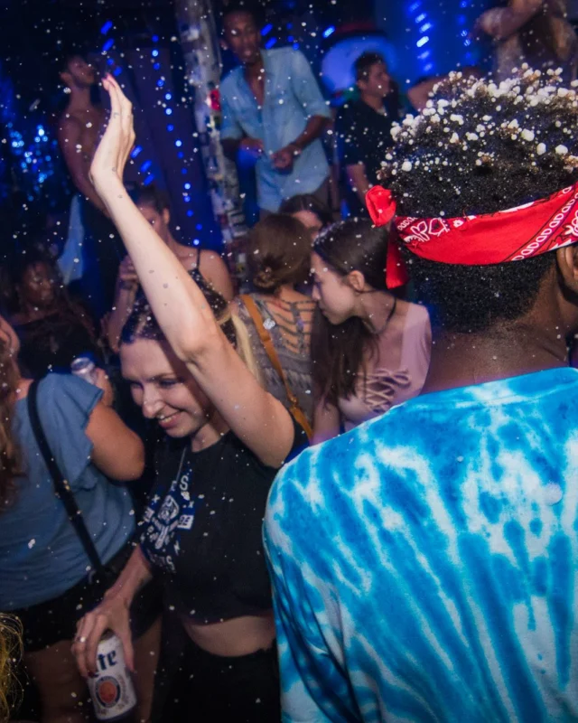 Nonsense Winter Wonderland - Aug 2018! The Basement, East Atlanta. It snowed inside. There were Arctic blasts. There was a Yeti. Kimber was the DJ. Nonsense Dance Party is the 3rd Friday of every month! Photography by Oh Snap!