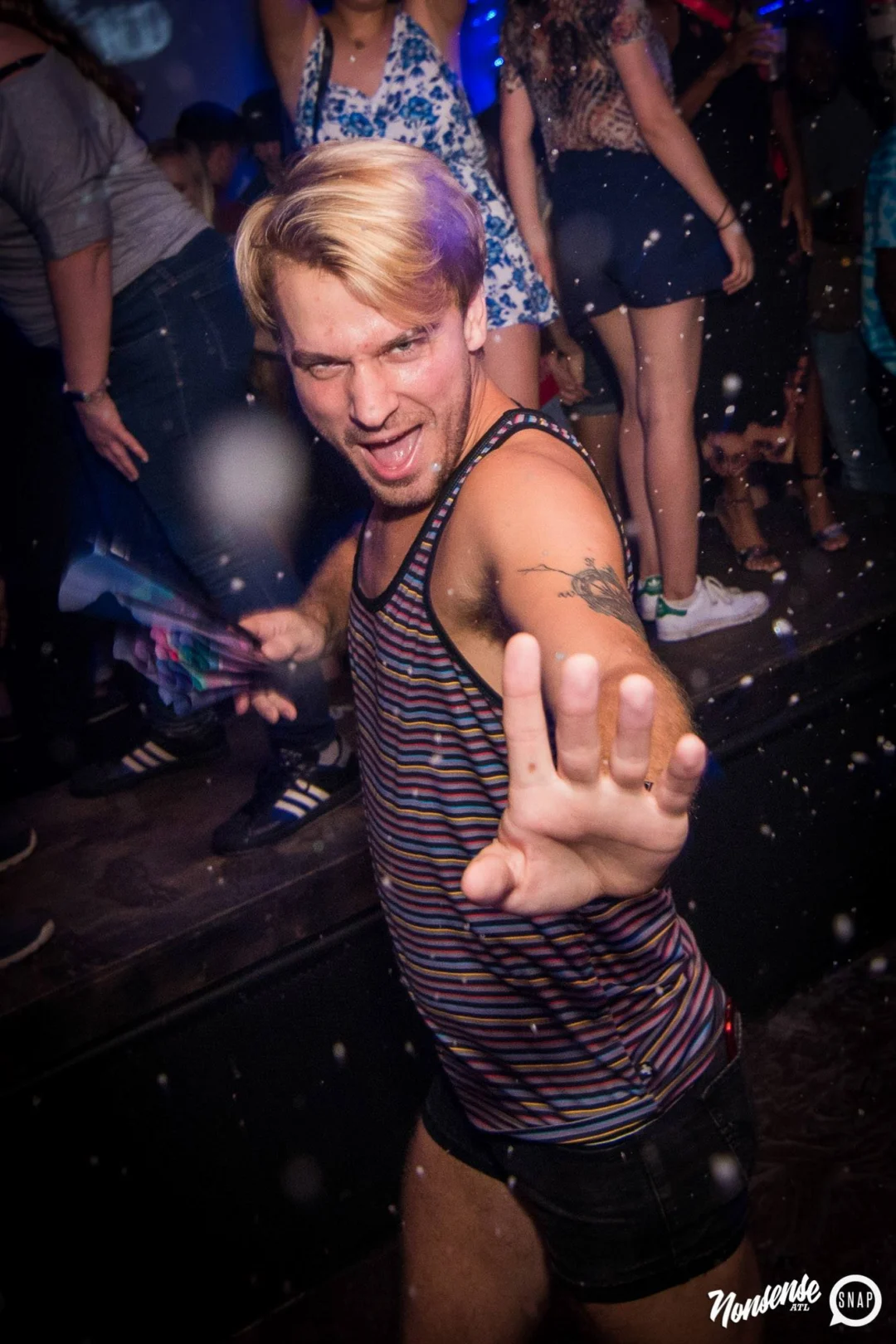 Nonsense Winter Wonderland - Aug 2018! The Basement, East Atlanta. It snowed inside. There were Arctic blasts. There was a Yeti. Kimber was the DJ. Nonsense Dance Party is the 3rd Friday of every month! Photography by Oh Snap!