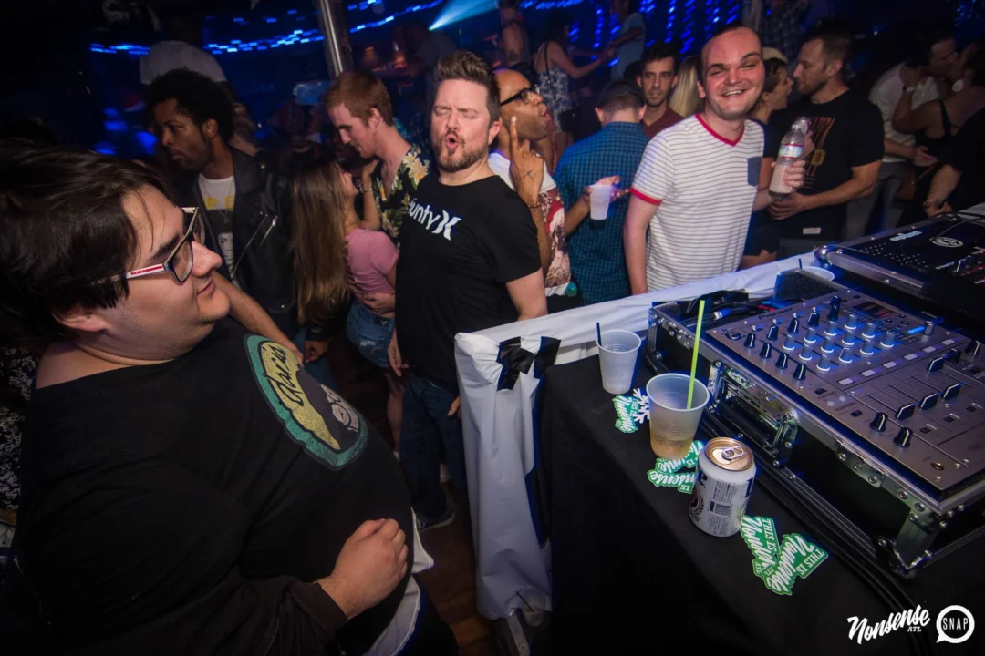 Nonsense Winter Wonderland - Aug 2018! The Basement, East Atlanta. It snowed inside. There were Arctic blasts. There was a Yeti. Kimber was the DJ. Nonsense Dance Party is the 3rd Friday of every month! Photography by Oh Snap!