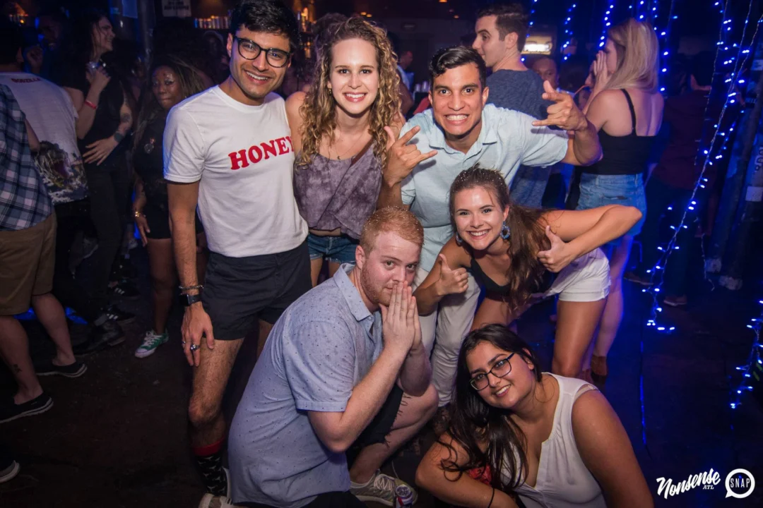Nonsense Winter Wonderland - Aug 2018! The Basement, East Atlanta. It snowed inside. There were Arctic blasts. There was a Yeti. Kimber was the DJ. Nonsense Dance Party is the 3rd Friday of every month! Photography by Oh Snap!