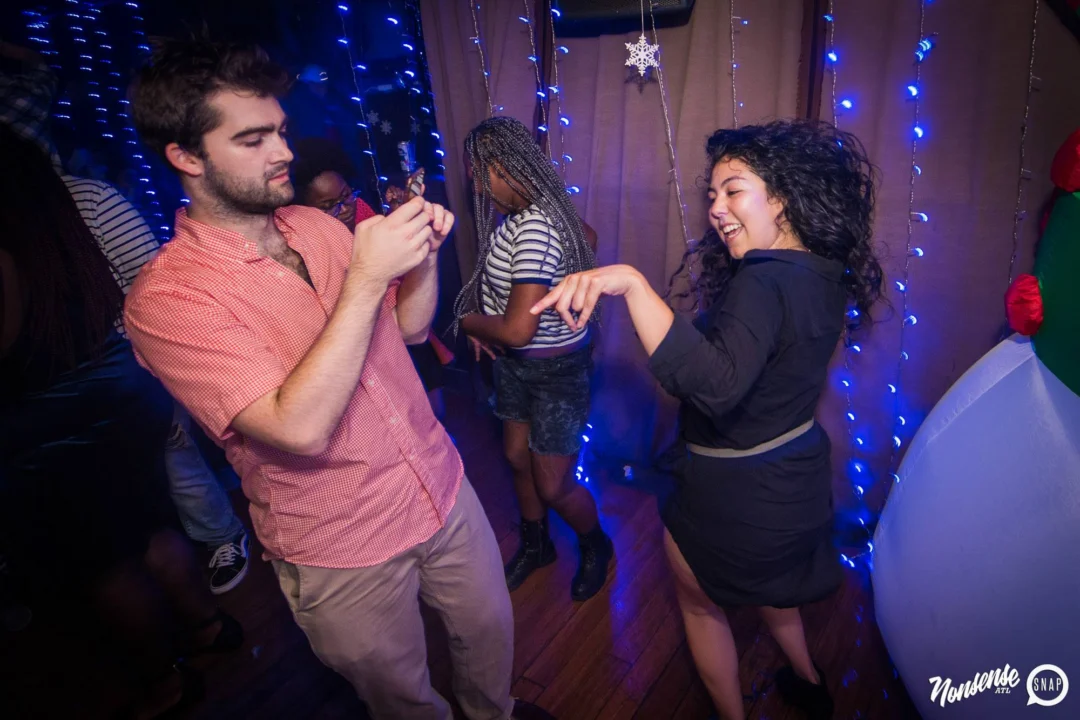Nonsense Winter Wonderland - Aug 2018! The Basement, East Atlanta. It snowed inside. There were Arctic blasts. There was a Yeti. Kimber was the DJ. Nonsense Dance Party is the 3rd Friday of every month! Photography by Oh Snap!