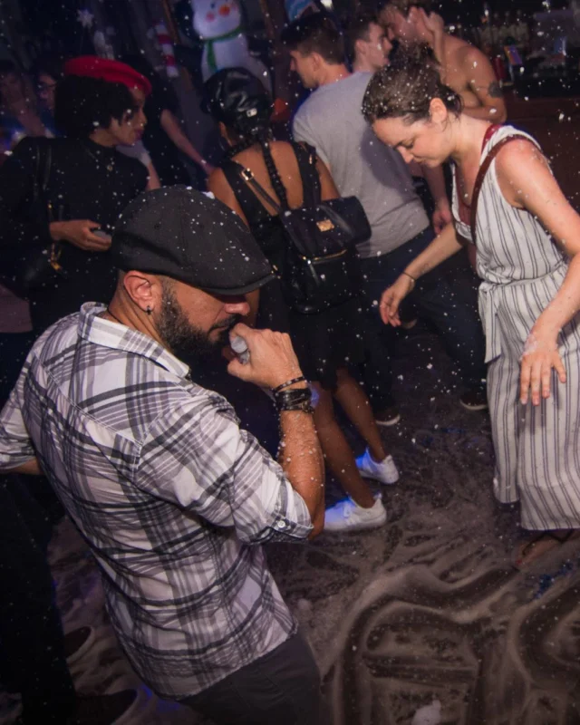 Nonsense Winter Wonderland - Aug 2018! The Basement, East Atlanta. It snowed inside. There were Arctic blasts. There was a Yeti. Kimber was the DJ. Nonsense Dance Party is the 3rd Friday of every month! Photography by Oh Snap!