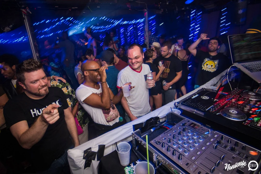 Nonsense Winter Wonderland - Aug 2018! The Basement, East Atlanta. It snowed inside. There were Arctic blasts. There was a Yeti. Kimber was the DJ. Nonsense Dance Party is the 3rd Friday of every month! Photography by Oh Snap!