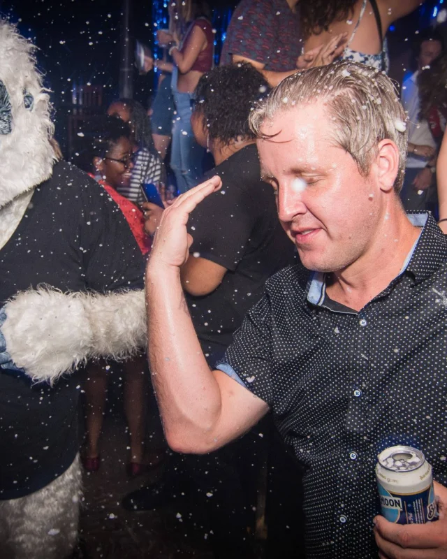 Nonsense Winter Wonderland - Aug 2018! The Basement, East Atlanta. It snowed inside. There were Arctic blasts. There was a Yeti. Kimber was the DJ. Nonsense Dance Party is the 3rd Friday of every month! Photography by Oh Snap!