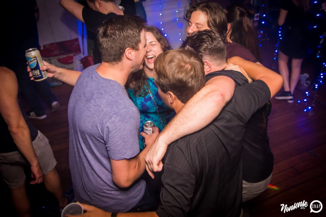 Nonsense Winter Wonderland - Aug 2018! The Basement, East Atlanta. It snowed inside. There were Arctic blasts. There was a Yeti. Kimber was the DJ. Nonsense Dance Party is the 3rd Friday of every month! Photography by Oh Snap!