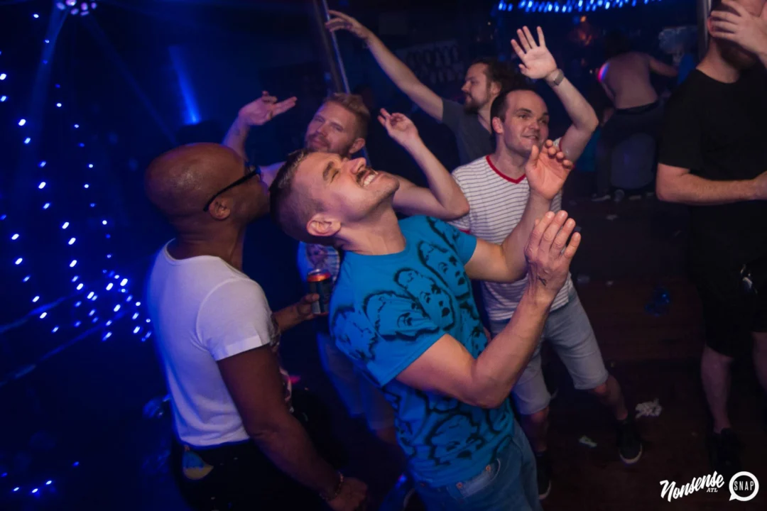 Nonsense Winter Wonderland - Aug 2018! The Basement, East Atlanta. It snowed inside. There were Arctic blasts. There was a Yeti. Kimber was the DJ. Nonsense Dance Party is the 3rd Friday of every month! Photography by Oh Snap!