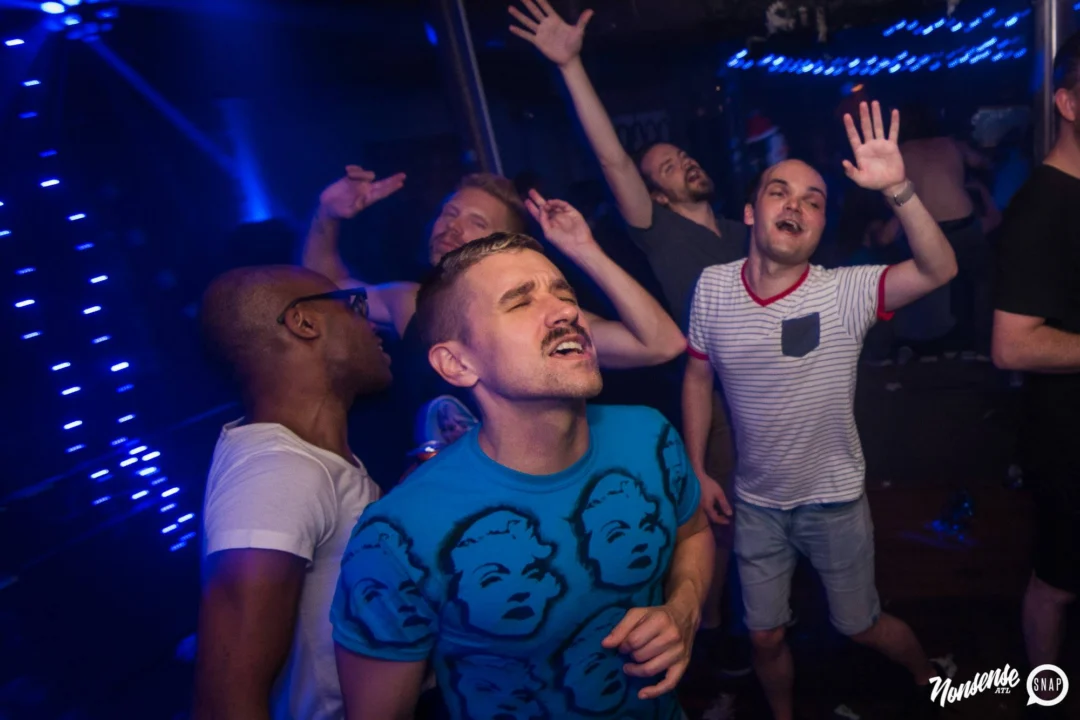 Nonsense Winter Wonderland - Aug 2018! The Basement, East Atlanta. It snowed inside. There were Arctic blasts. There was a Yeti. Kimber was the DJ. Nonsense Dance Party is the 3rd Friday of every month! Photography by Oh Snap!