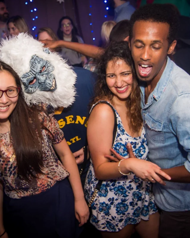 Nonsense Winter Wonderland - Aug 2018! The Basement, East Atlanta. It snowed inside. There were Arctic blasts. There was a Yeti. Kimber was the DJ. Nonsense Dance Party is the 3rd Friday of every month! Photography by Oh Snap!