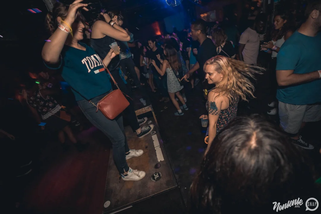 NONSENSE DANCE PARTY! We brought out the XTREME DANCE DOME and got ridiculous! Kimber was the DJ. Photo by Fabeaux/Oh Snap