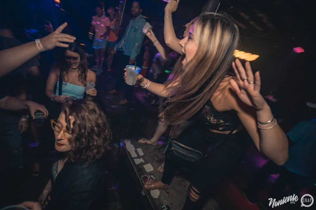 NONSENSE DANCE PARTY! We brought out the XTREME DANCE DOME and got ridiculous! Kimber was the DJ. Photo by Fabeaux/Oh Snap