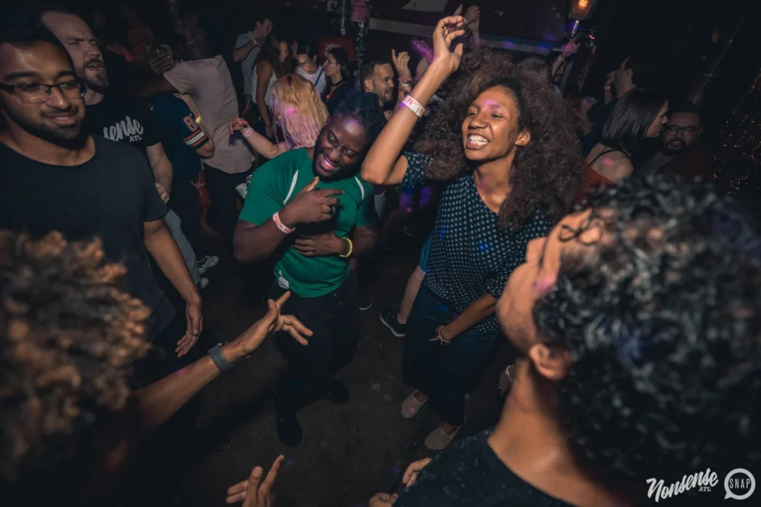 NONSENSE DANCE PARTY! We brought out the XTREME DANCE DOME and got ridiculous! Kimber was the DJ. Photo by Fabeaux/Oh Snap